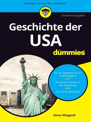 cover image of Die Geschichte der USA f&uuml;r Dummies